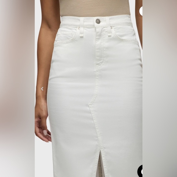 Hudson Jeans White Denim Skirt- size 23- worn once! - Picture 3 of 10